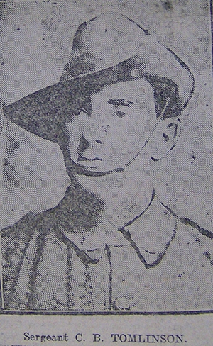 CHARLES TOMLINSON (Served as Beresford