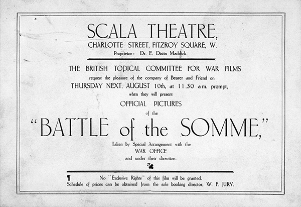  Battle of Somme Poster